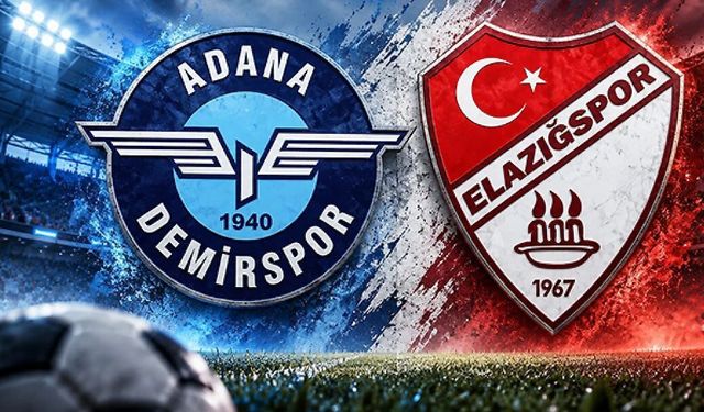 Adana Demirspor Elazığspor maçını CANLI İZLE