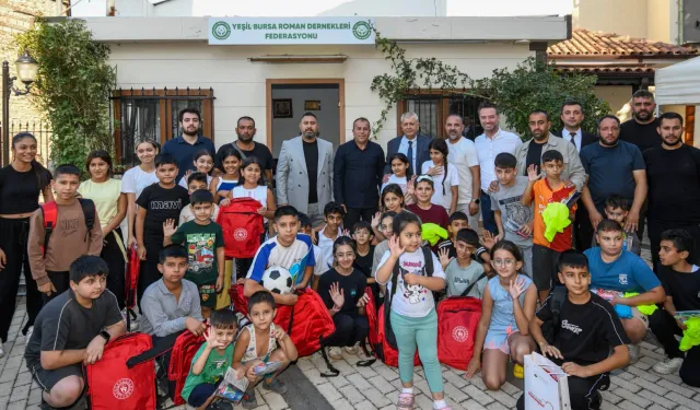 Bursa Osmangazi'de çocukların yüzünü güldüren buluşma