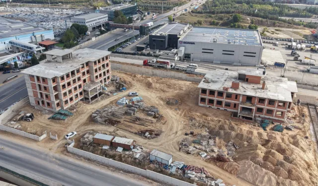 Doğa Madencilik Meslek Lisesi'nin kaba inşaatı bitti