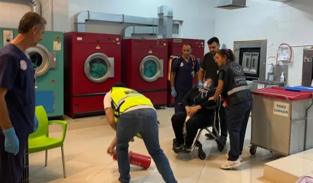 Mudanya Devlet Hastanesi'nde yangın ve tahliye tatbikatı yapıldı