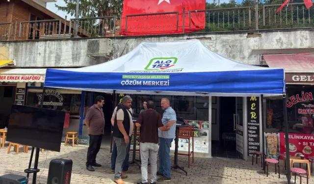 Ordu'da 153 Çözüm Merkezi Çamaş'ta vatandaşlarla buluştu