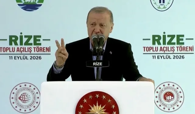 Rize'de 10 milyar liralık yatırım Cumhurbaşkanı Erdoğan'dan toplu açılış!