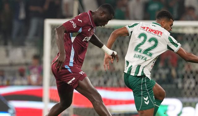 Trabzonspor deplasmanda yıkıldı! Konyaspor tek gol ile 3 kupanı kaptı