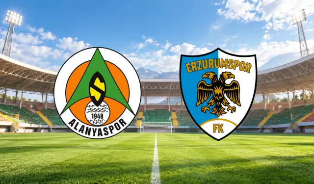 Alanyaspor Erzurumspor maçını CANLI İZLE