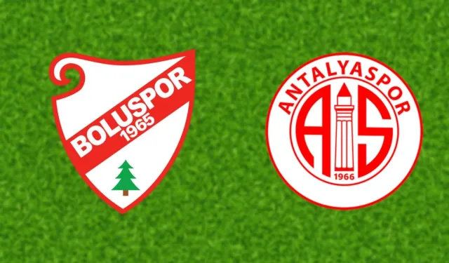 Boluspor Antalyaspor maçını CANLI İZLE