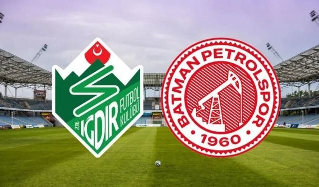 Iğdır FK Batman Petrolspor maçını CANLI İZLE