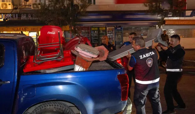 İzmir Bornova'da kaldırım işgallerine sıkı denetim