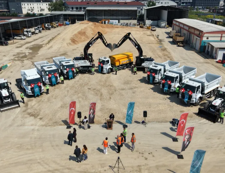 Bursa Nilüfer'in yeni araçları yollarda