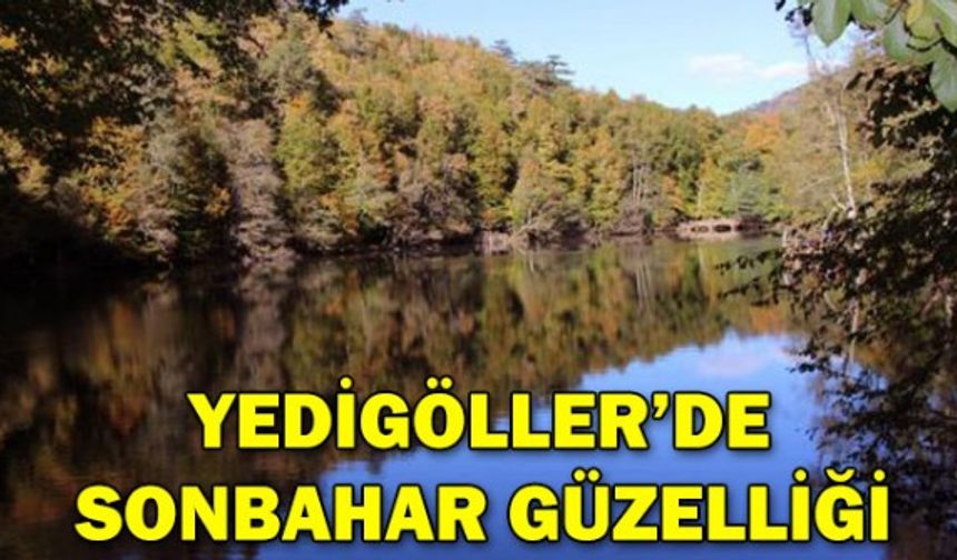 Yedigöller'de sonbahar güzelliği