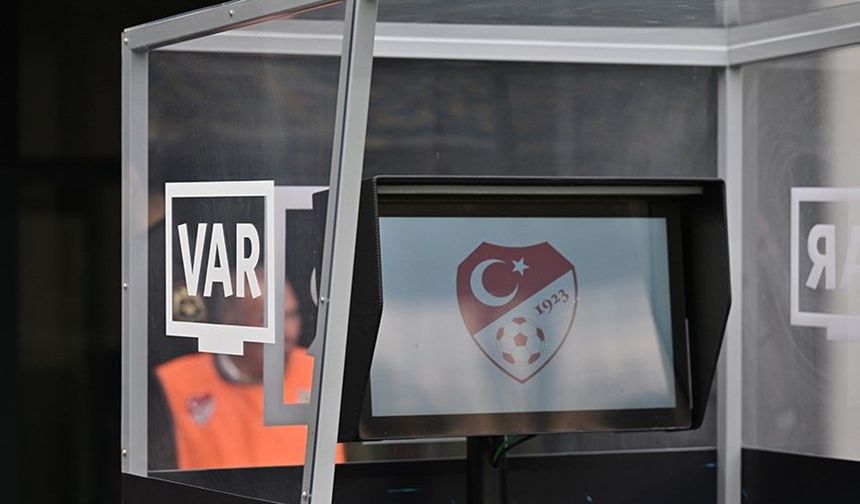 TFF, Trendyol Süper Lig'in 33. haftasındaki VAR kayıtlarını paylaştı