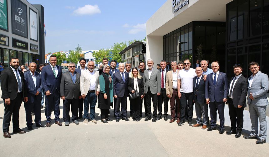 Bursa Büyükşehir Belediye Başkanı Mustafa Bozbey, MODEF’i ziyaret etti