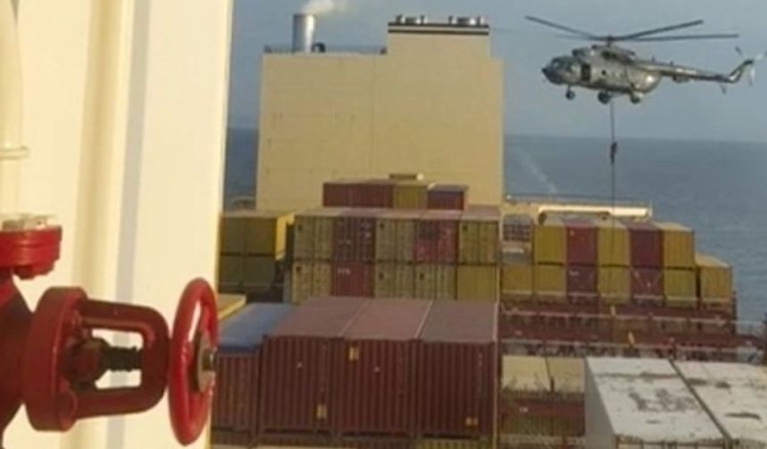 İran'dan Hürmüz Boğazı'nda İsrail gemisine baskın