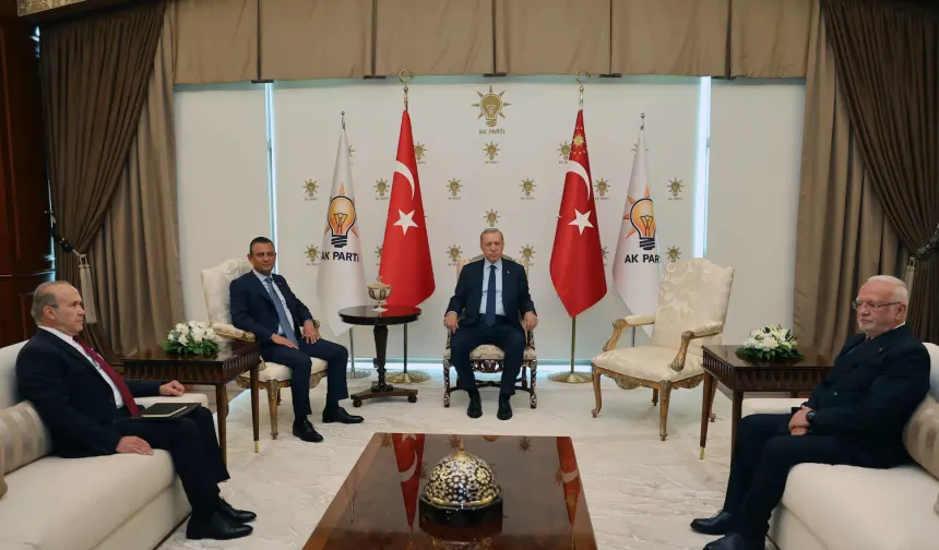 Erdoğan Özel görüşmesi sona erdi