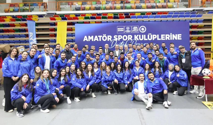 Konya'dan amatör spor kulüplerine 16 milyonluk malzeme desteği