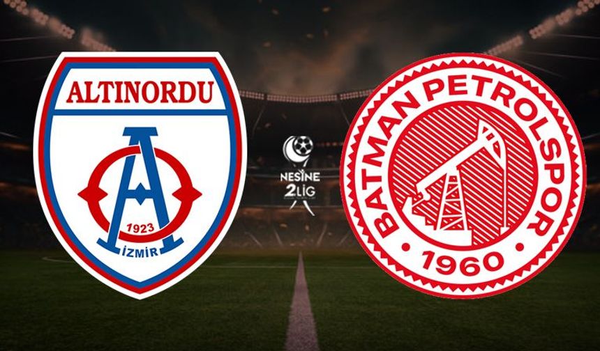 Altınordu Batman Petrolspor maçı hangi kanalda