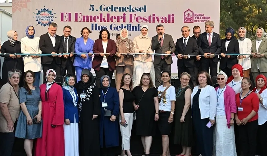Bursa Yıldırım'da 5. Geleneksel El Emekleri Festivali start aldı