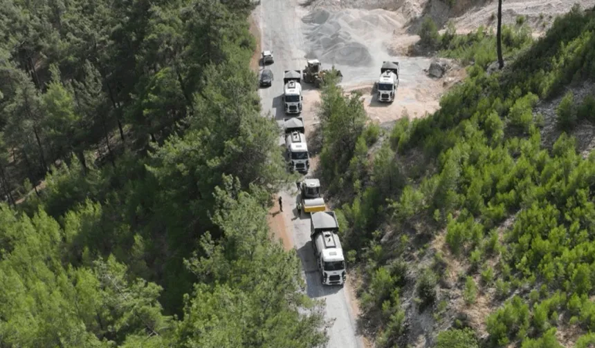 Balıkesir'de Delice Yolu baştan sona yenilendi