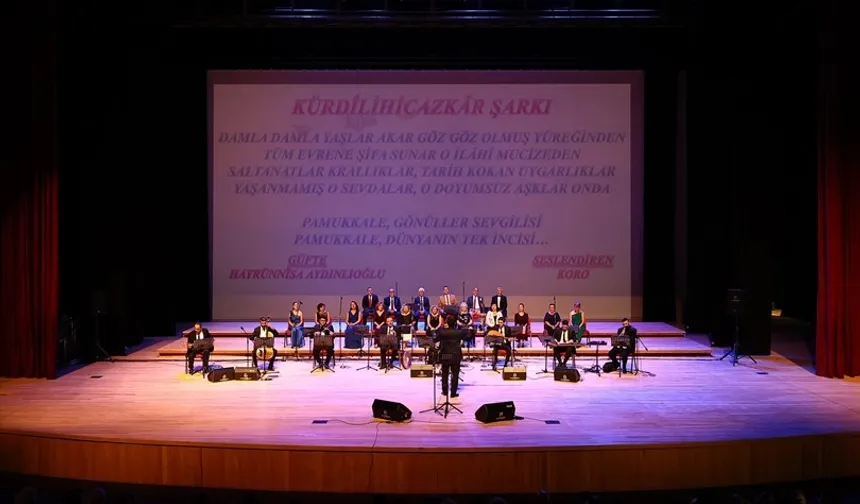 Denizli’de “Pamukkale” ezgileri yankılandı