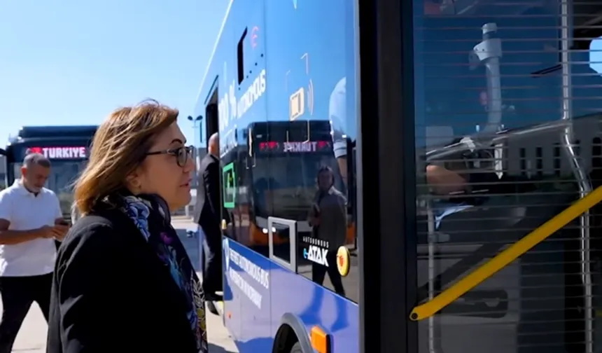 Gaziantep’te toplu taşımada elektrikli otobüs dönemi başlıyor