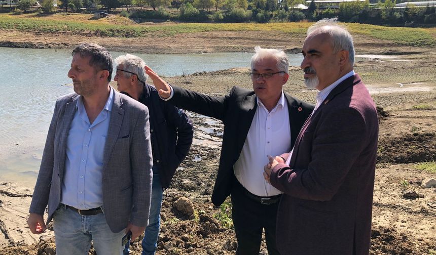 Yeniceköy göletinde çalışmalar başladı