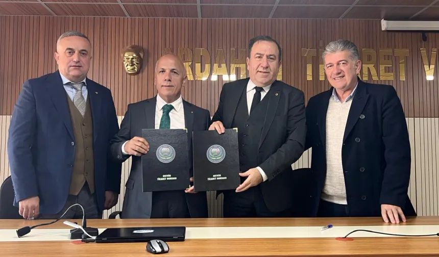 Artvin ve Ardahan arasında 'Kardeş Oda Protokolü' imzalandı