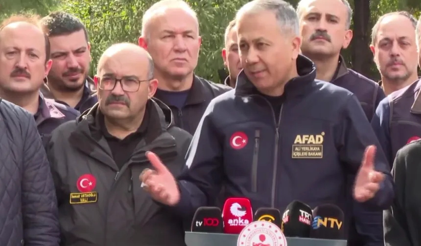 Bakan Yerlikaya Sındırgı'dan son durumu açıkladı