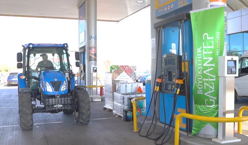 Gaziantep Büyükşehir'den çiftçiye mazot desteği