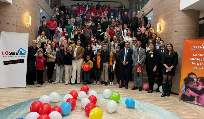 Bursa Lösev'de Canım Kardeşim Ders Evi'nin ilk zili çaldı