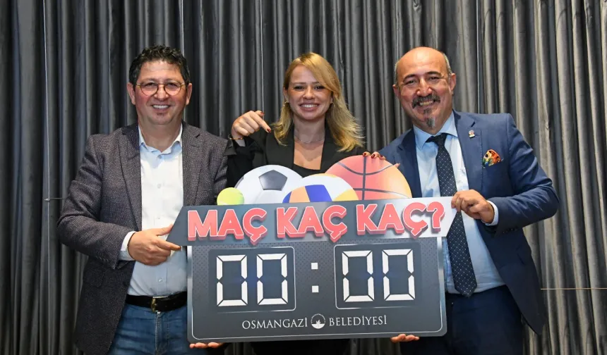 Bursa Osmangazi'de 'Maç kaç kaç?' söyleşisi