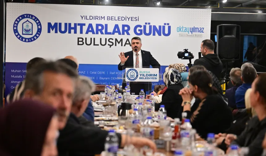 Bursa Yıldırım'da 'Muhtarlar Günü' buluşması