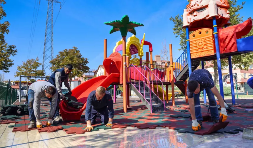 Konya Meram'ın park ve bahçeleri kışa hazırlanıyor