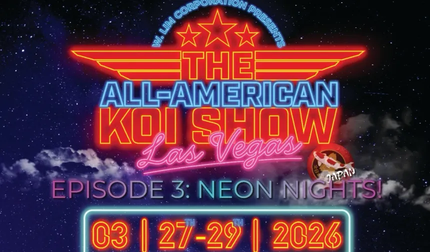 All American Koi Show 2026: Koi dünyasının en prestijli yarışması Las Vegas'a dönüyor