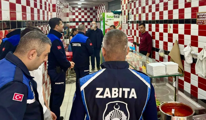 Bursa Gemlik'te dönercilere hijyen denetimi