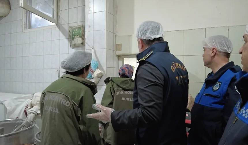 Bursa Gürsu Zabıtası'ndan hijyen denetimi
