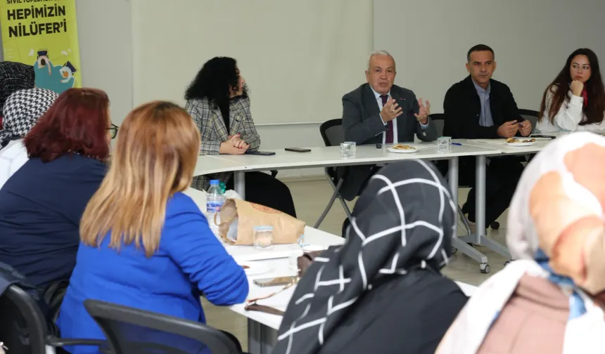 Bursa Nilüfer'de 'Birlikte güçlü olun' mesajı