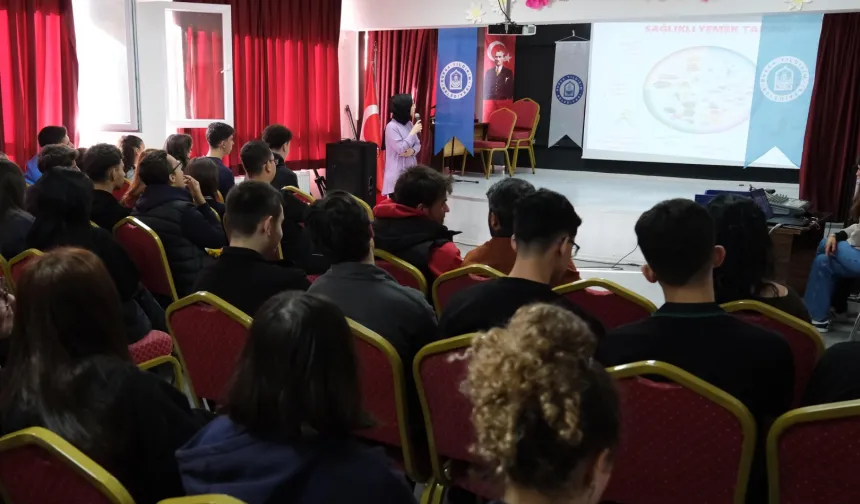 Bursa Yıldırım'da gençlere sağlıklı beslenme bilinci