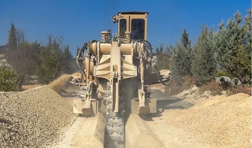 Gaziantep'te mahallelere konforlu altyapı hizmeti