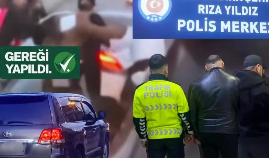 İstanbul'da ters yönde gidip saldıran sürücüler yakalandı.. Yeni kanunla ağır yaptırımlar yolda