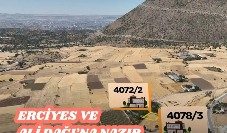 Kayseri Talas villa parsellerini yatırıma açıyor