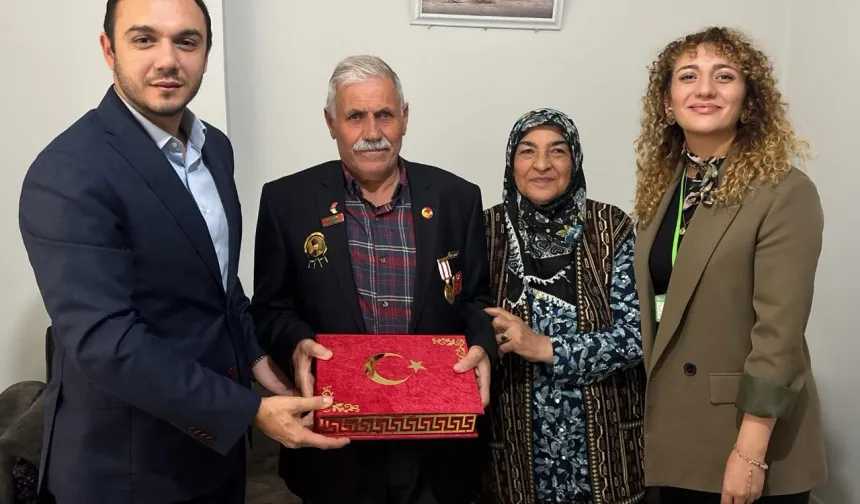 Kocaeli Gebze'de Kıbrıs Gazilerine minnet ziyareti