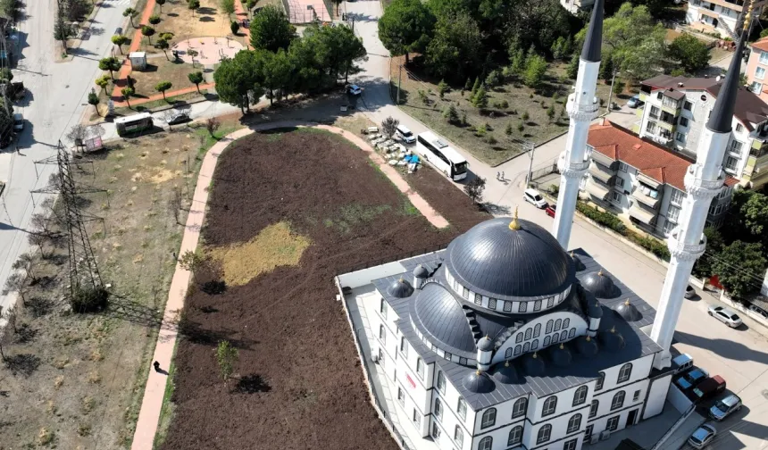 Kocaeli'de Yeşilova Boğaziçi Camii'ne estetik görünüm