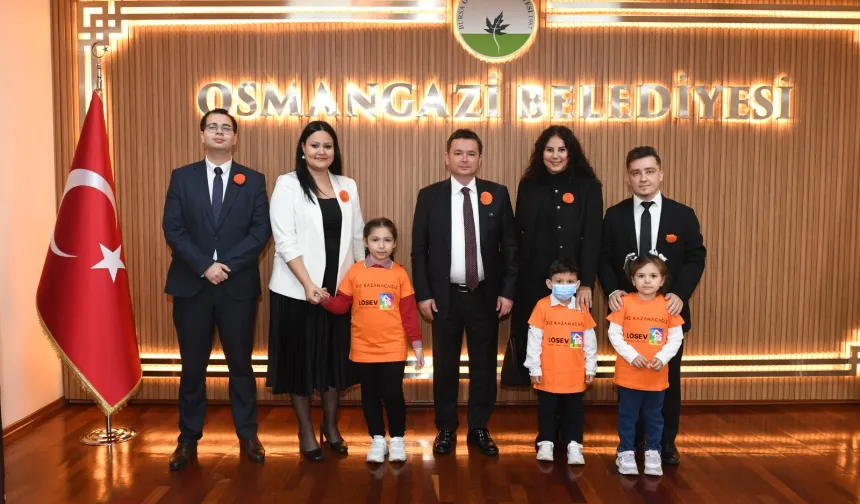 LÖSEV Bursa'dan Başkan Erkan Aydın'a ziyaret