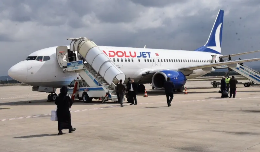 18 bin yolcu Kasım'da Yenişehir Havalimanı'nı kullandı