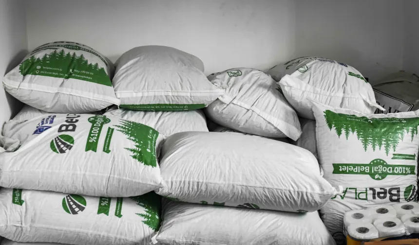 Ankara'da kışa pelet yakıtı desteği