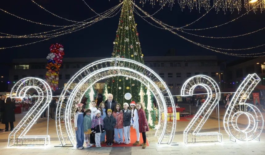 Bursa Nilüfer'de yeni yıl coşkusu başladı