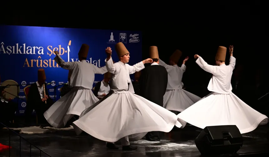 Bursa Yıldırım'da Mevlana'ya vefa gecesi