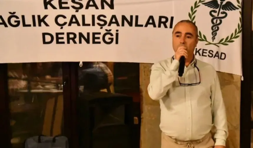 Keşan'da sağlık çalışanlarından güçlü buluşma