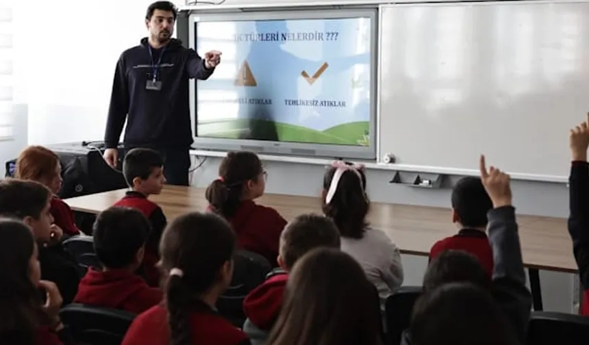 Kütahya Belediyesi'nden öğrencilere 'sıfır atık' bilinci