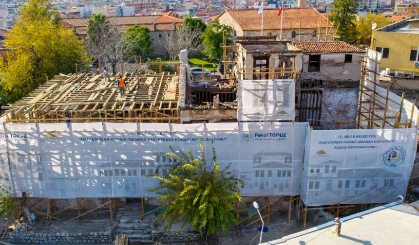 Mehmet Said Efendi Konağı yeniden hayat buluyor