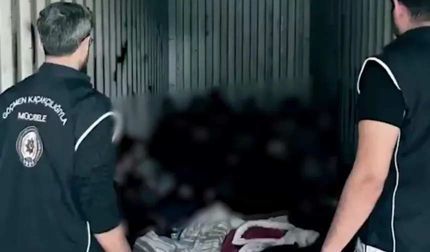 Mersin Limanı'nda konteynerde 44 düzensiz göçmen yakalandı